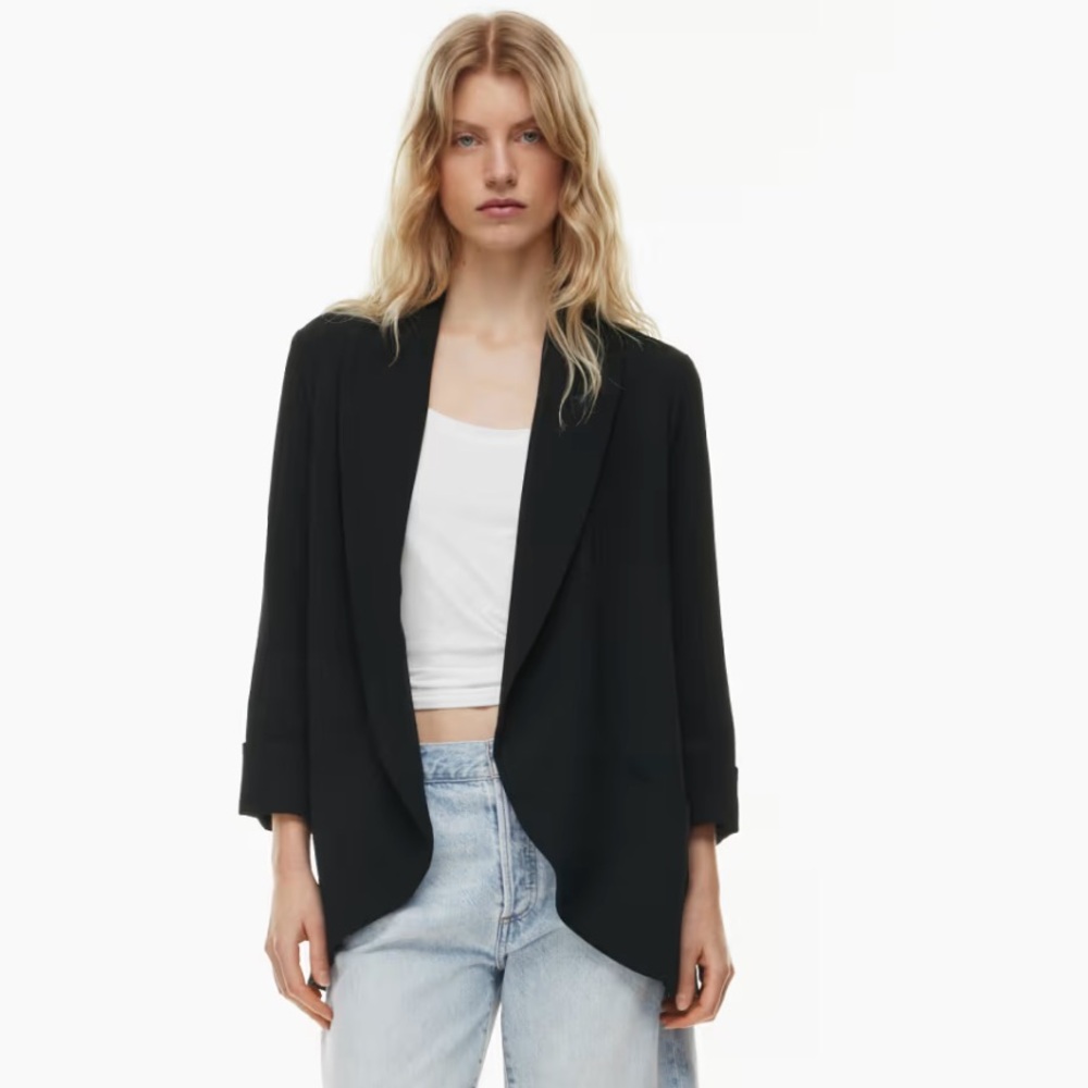 Wilfred Crepe Blazer with Pockets